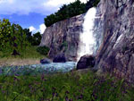 3D Living Waterfall Screensaver  Screenshot #1