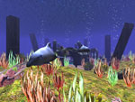 3D Wild Dolphin Screensaver  Screenshot #1