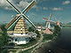 Dutch Windmills 3D Screen Saver: Enjoy a live, beautiful European village and watch its inhabitants and the environment.