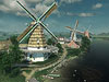 Dutch Windmills 3D Screen Saver: Enjoy a live, beautiful European village and watch its inhabitants and the environment.