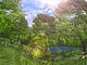 The beautiful views of spring landscape in full 3D