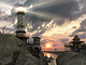 The breathtaking bird's eye view of the ocean opening from the top of a massive lighthouse