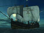 Voyage of Columbus 3D Screensaver  Screenshot #1